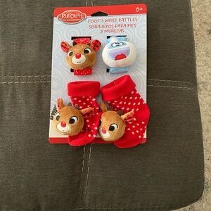 Rudolph Foot and Wrist Rattles Set